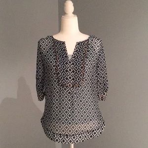 41 Hawthorn Stitch Fix Moni Geo Blouse w/ Cami